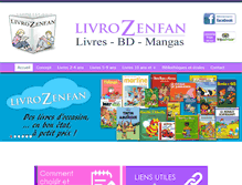Tablet Screenshot of livrozenfan.fr